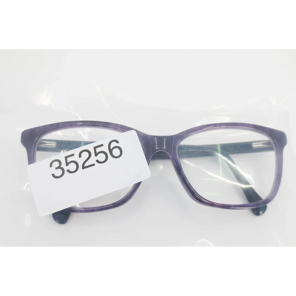 Lucky Brand D511 Purple Marbled Cat Eye Eyeglasses Frames 55-15-140 Womens
